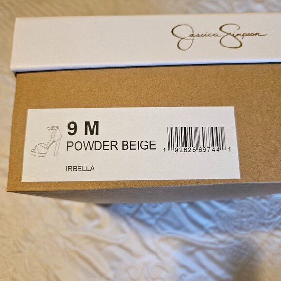 Jessica Simpson Irbella Beige Platforms - Picture 9 of 10